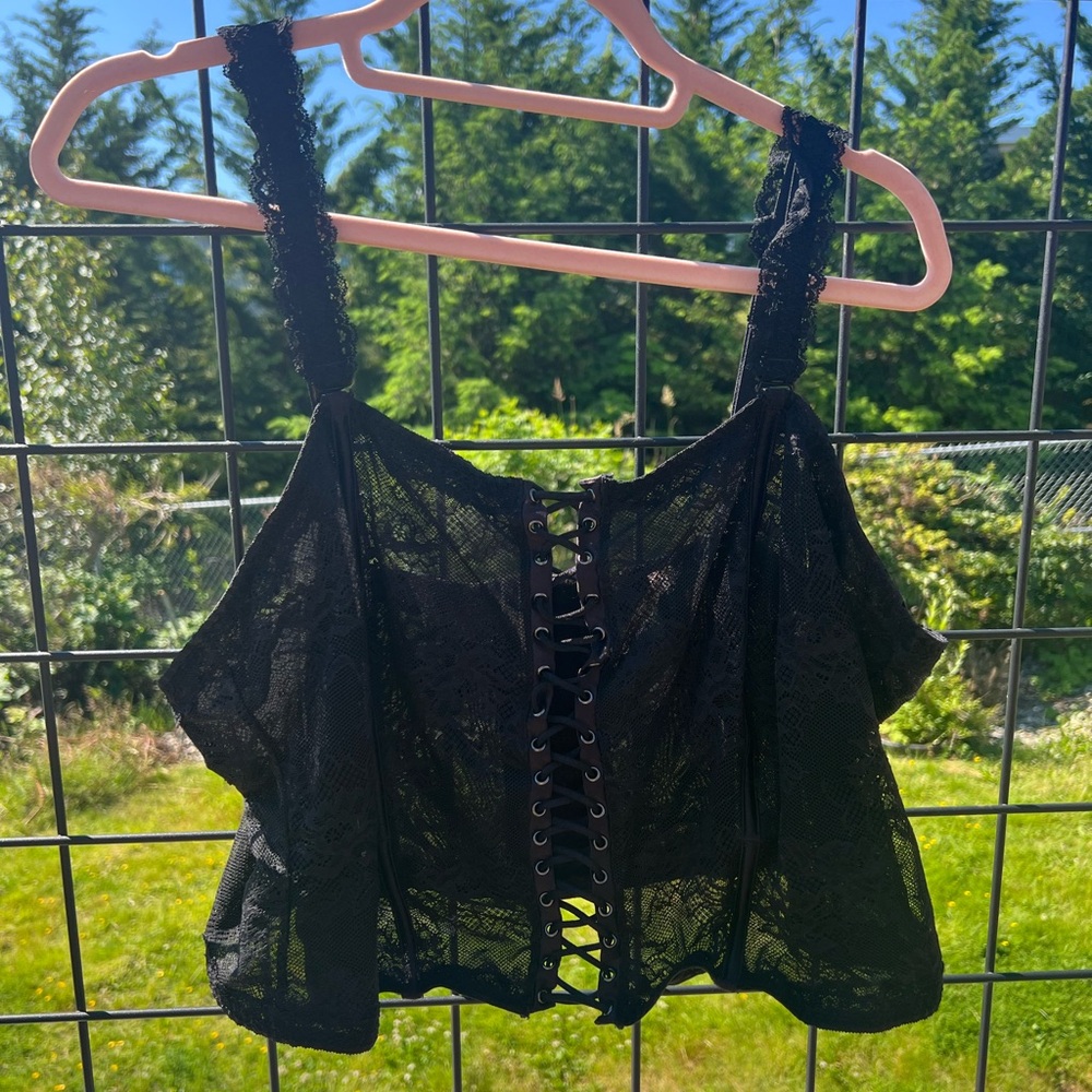 Torrid corset bralette- Black